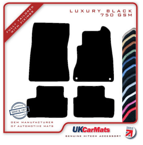 Mercedes B Class (W247) 2018 onwards Black Luxury Velour Tailored Car Mats HITECH