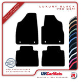 MG HS 2019-2024 Black Luxury Velour Tailored Car Mats HITECH