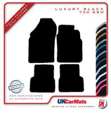 Nissan Micra Mk2 1992-2003 Black Luxury Velour Tailored Car Mats HITECH