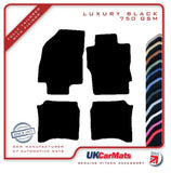 Nissan Primera 2002-2008 Black Luxury Velour Tailored Car Mats HITECH