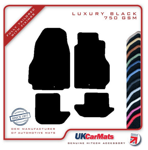 Nissan GT-R R35 (Skyline) 2009 onwards Black Luxury Velour Tailored Car Mats HITECH