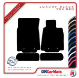 Nissan 370Z 2009 onwards Black Luxury Velour Tailored Car Mats HITECH