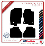 Nissan Navara 2010-2015 Black Luxury Velour Tailored Car Mats HITECH