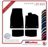 Porsche Taycan 2019 onwards Black Luxury Velour Tailored Car Mats HITECH