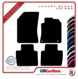 Peugeot 508 2019 onwards Black Luxury Velour Tailored Car Mats HITECH
