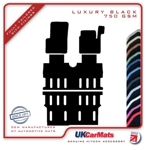 Renault Espace 1999-2003 Black Luxury Velour Tailored Car Mats HITECH