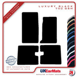 Renault 16 1965-1980 Black Luxury Velour Tailored Car Mats HITECH