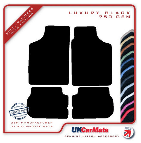 Suzuki Swift 3dr GTI 1992-1997 Black Luxury Velour Tailored Car Mats HITECH
