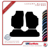 Suzuki Wagon R 2000-2003 Black Luxury Velour Tailored Car Mats HITECH
