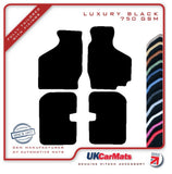 Suzuki Ignis 2000-2008 Black Luxury Velour Tailored Car Mats HITECH