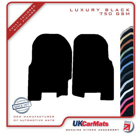Ssangyong Korando 1997-1999 Black Luxury Velour Tailored Car Mats HITECH