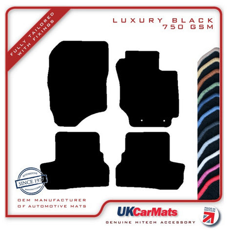 Suzuki Jimny 2018 onwards Black Luxury Velour Tailored Car Mats HITECH
