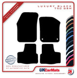 Skoda Citigo 2011 onwards Black Luxury Velour Tailored Car Mats HITECH