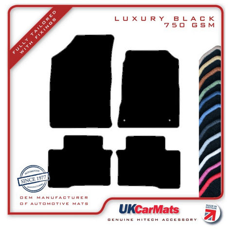 Ssangyong Tivoli XLV 2015 onwards Black Luxury Velour Tailored Car Mats HITECH