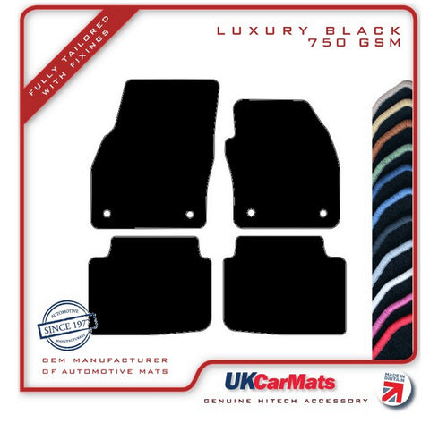 Skoda Kamiq 2019 onwards Black Luxury Velour Tailored Car Mats HITECH