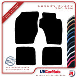 Toyota RAV4 1st Generation 3dr 1994-2000 Black Luxury Velour Tailored Car Mats HITECH