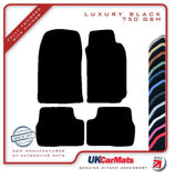 Toyota Supra 1986-1992 Black Luxury Velour Tailored Car Mats HITECH