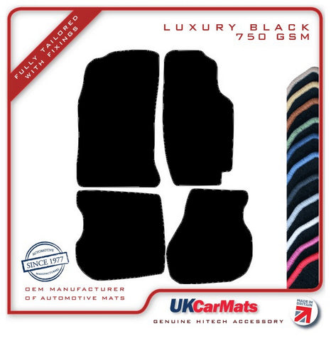 Toyota Celica Cabrio 1994-1999 Black Luxury Velour Tailored Car Mats HITECH