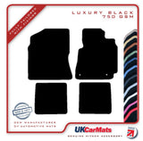 Toyota RAV-4 2nd Generation 2000-2005 Black Luxury Velour Tailored Car Mats HITECH