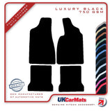 VW Passat Automatic 1980-1987 Black Luxury Velour Tailored Car Mats HITECH