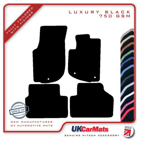 Volvo S90 & V90 1996-2006 Black Luxury Velour Tailored Car Mats HITECH