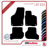 VW Jetta 2006-2011 Black Luxury Velour Tailored Car Mats HITECH