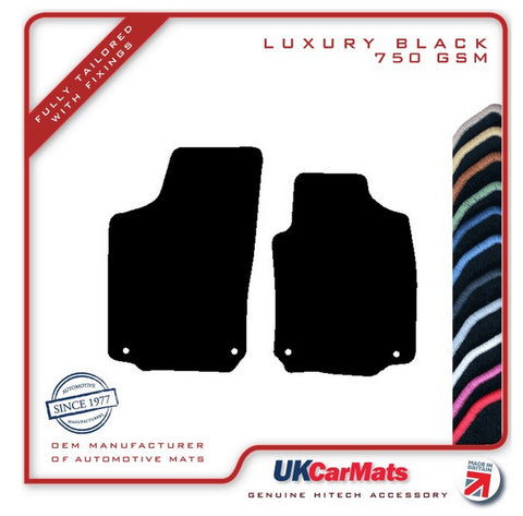 Vauxhall Tigra 2004-2009 Black Luxury Velour Tailored Car Mats HITECH