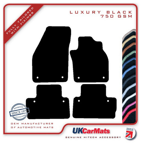 Volvo C30 Automatic 2007-2013 Black Luxury Velour Tailored Car Mats HITECH