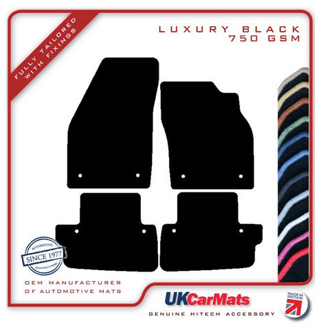 Volvo C70 Manual 2006-2013 Black Luxury Velour Tailored Car Mats HITECH