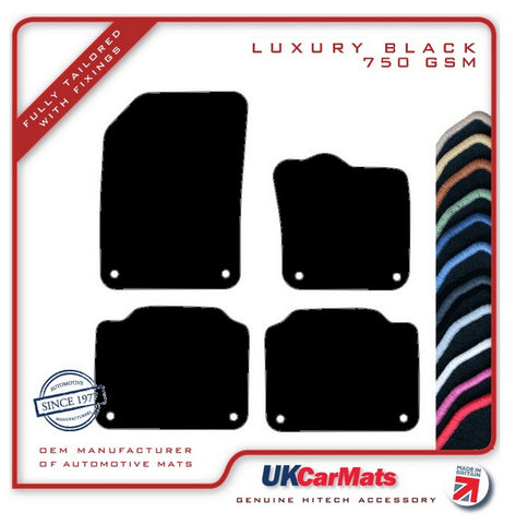 Volvo S90 & V90 2016 onwards Black Luxury Velour Tailored Car Mats HITECH