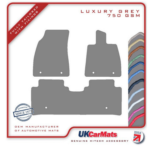 BYD Seal 2024 onwards Grey Luxury Velour Tailored Car Mats HITECH