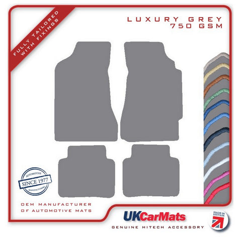 Chrysler Neon 1996-1999 Grey Luxury Velour Tailored Car Mats HITECH