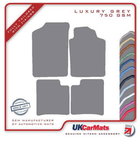 Citroen Xsara 1997-2000 Grey Luxury Velour Tailored Car Mats HITECH