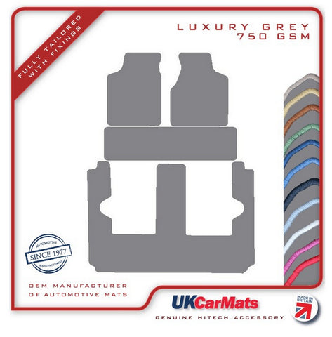 Chrysler Fighter 2001-2006 Grey Luxury Velour Tailored Car Mats HITECH