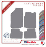 Citroen C3 (1st Gen) 2002-2009 Grey Luxury Velour Tailored Car Mats HITECH