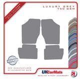 Citroen C4 Hatchback / Coupe 2004-2010 Grey Luxury Velour Tailored Car Mats HITECH