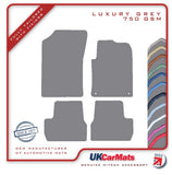 Citroen DS3 2009-2016 Grey Luxury Velour Tailored Car Mats HITECH