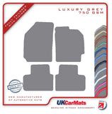 Chevrolet Matiz 2005-2009 Grey Luxury Velour Tailored Car Mats HITECH