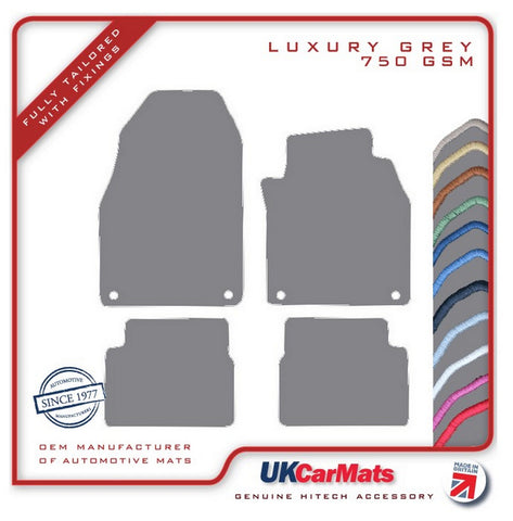 Cadillac BLS 2006-2009 Grey Luxury Velour Tailored Car Mats HITECH