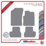 Citroen C3 (2nd Gen) 2009-2016 Grey Luxury Velour Tailored Car Mats HITECH