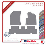 Citroen C4 Picasso 2013-2018 Grey Luxury Velour Tailored Car Mats HITECH