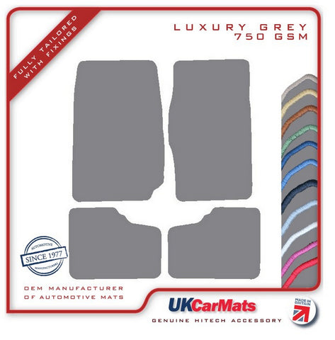 Daihatsu Sportrak 1989-1998 Grey Luxury Velour Tailored Car Mats HITECH