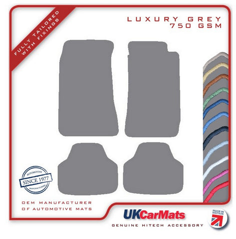 Nissan Datsun 280ZX 1978-1983 Grey Luxury Velour Tailored Car Mats HITECH