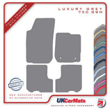 Dacia Logan MCV 2012-2020 Grey Luxury Velour Tailored Car Mats HITECH