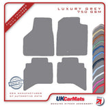 Dodge RAM SRT-10 2004-2006 Grey Luxury Velour Tailored Car Mats HITECH
