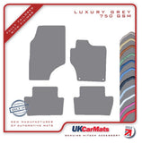 DS 4 2015 onwards Grey Luxury Velour Tailored Car Mats HITECH