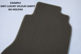 Fiat Punto Grande 2006-2009 Grey Luxury Velour Tailored Car Mats HITECH
