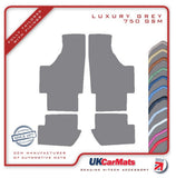 Fiat 126 1977-1992 Grey Luxury Velour Tailored Car Mats HITECH