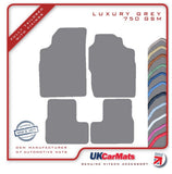 Ford Escort Mk5 1991-1995 Grey Luxury Velour Tailored Car Mats HITECH