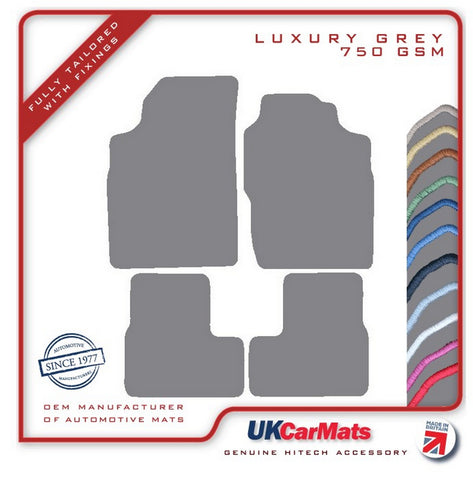 Ford Escort Mk5 1991-1995 Grey Luxury Velour Tailored Car Mats HITECH